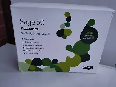 Sage 50 Accounts Stage 3 Self Study Course 4 Books + CD  * • £9.99