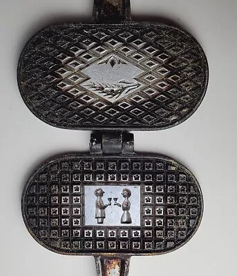 Vintage Vitantonio Mfg. Co. #1 Pizzelle Waffle Iron Maker Cleveland Ohio Rare • $70.55