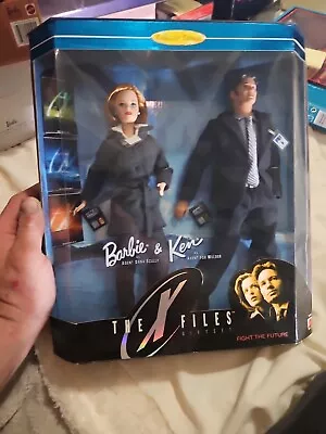 Barbie & Ken The X Files Gift Set 1998 Collector Edition Scully & Mulder Mattel • $175