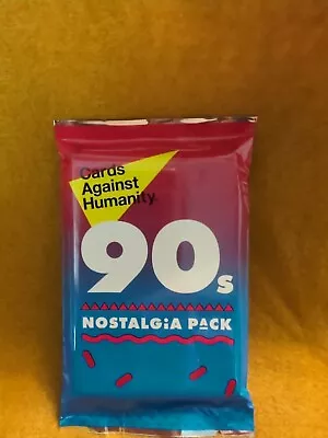 Cards Against Humanity 90s Nostalgia Red And Blue Pack Expansion Sealed New  • $8.46