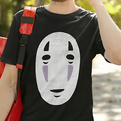 No Face T-shirt - Spirited Away Studio Ghibli Anime Manga Movie Top Film Gift • £7.99