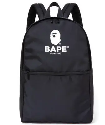 A Bathing Ape Bape Black Backpack 2019 Japan Limited Japanese Magazine Novelty • $44.36