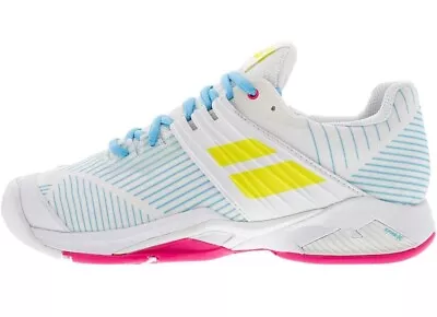 Babolat Propulse Fury All Court Womens Tennis Shoes Size 9.5 White BNWT $130 • $69.99