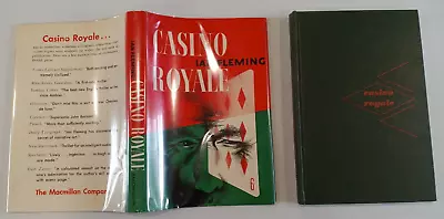 Casino Royale (1st Ed 1st Print) By Ian Fleming (Macmillan 1954) - Bond #1 • $2195