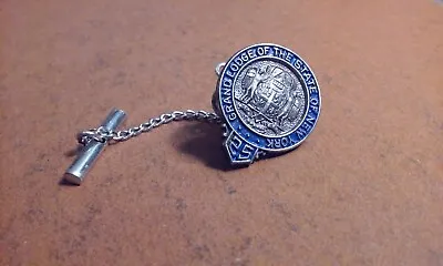 25 Year Grand Lodge Of The State Of NEW YORK Masonic Lapel Pin Or Tie-Tack • $7