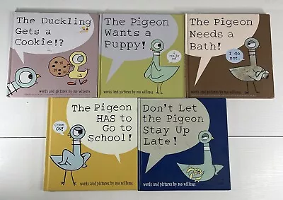 Mixed Lot Of 5 Mo Willems Hardcover Children's Books The Pigeon Series • $24.98