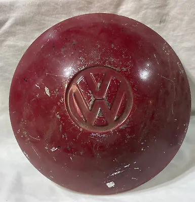 Volkswagen Vintage 10” Chrome Dog Bowl Hub Cap • $14.95