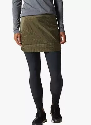 Mountain Hardwear Women's Trekkin Insulated Mini Skirt Size Medium Green • $30