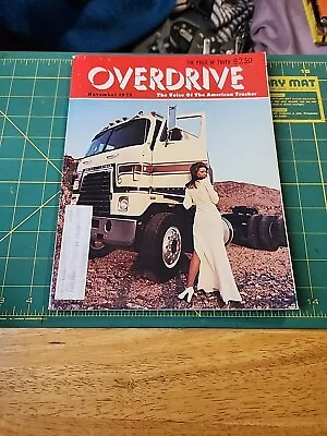 November 1975 OVERDRIVE TRUCKER MAGAZINE Mack International Marmon Etc • $21.21