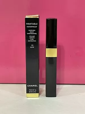 $32.99 • Buy Chanel Inimitable Waterproof Mascara .17 Oz. Full Size New In Box 10 Noir Black