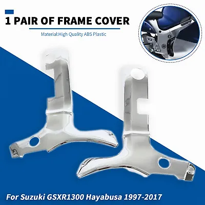 L&R Chrome ABS Plastic Frame Covers For Suzuki Hayabusa GSX1300RA ABS GSX1300R • $93.08