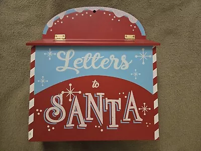 Letters To Santa  Wooden Mailbox NEW Classroom/Home Holiday Christmas Decor • $12.99