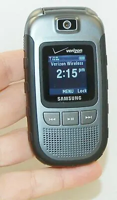 Samsung Convoy DARK GRAY Verizon Flip Phone Military Grade SCH-U640 3G Grade B • $14.20