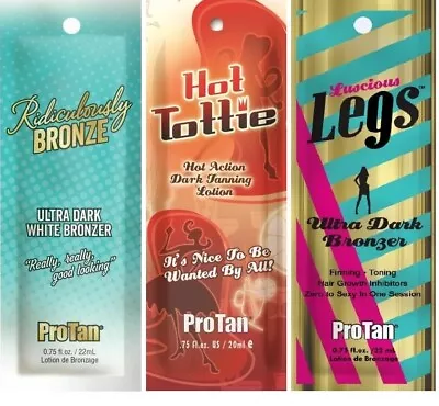 £7.49 • Buy Pro Tan Sunbed Tanning Accelerator Lotion Cream Sachet Package Deals Multi Buy  