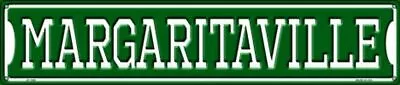 Margaritaville Metal Street Sign 5  X 24  Wall Decor - DS • $29.95