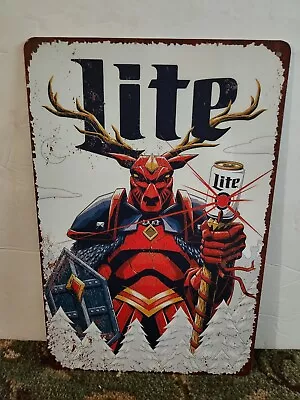 Brand New Repro Miller Lite Beer  Tower  Tin Sign! • $12