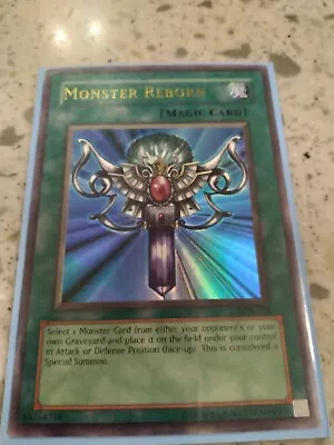 Monster Reborn - LOB-118 - Ultra Rare Unlimited Legend Of Blue Eyes Dragon LP • $23