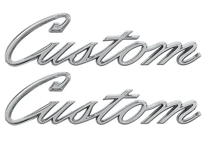 1970-72 F100 Custom Emblems Bed Side LH RH Ford F250 Styleside Badge Ford New • $59.90