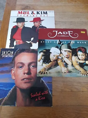 £1.99 • Buy 3 X Vinyl 12  Singles 1980s  - Mel & Kim, Jade, Jason Donovan