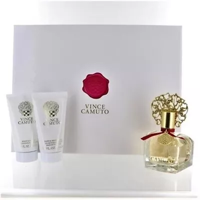3pc VINCE CAMUTO EDP 3.4oz Perfume Shower Gel & Body Lotion 2.5 Oz NO BOX Women • $33.29