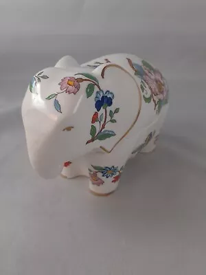 Aynsley Pembroke Elephant Trinket Box Bone China Large 1st Quality Animals • £29.99