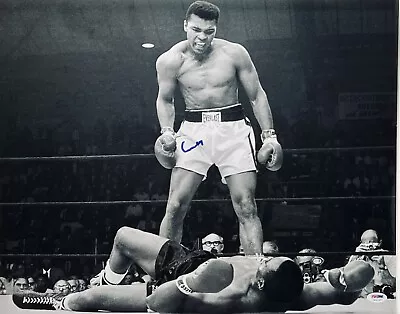 Muhammad Ali Cassius Clay Signed 16x20 Photo PSA DNA ITP 5A41497 Blue • $1297.89