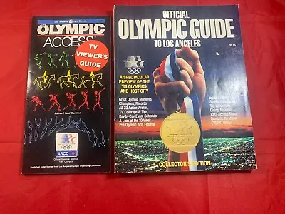 Official Olympic Guide To Los Angeles 1984 & Access Tv Viewer's Guide • $20.99
