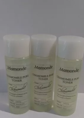 Lot Of 3 Mamonde Korean Skincare Camomile Pure Toner New • $15