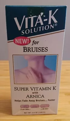 Vita K Solution For Bruises With Arnica 3.6 Oz New Old Stock • $79