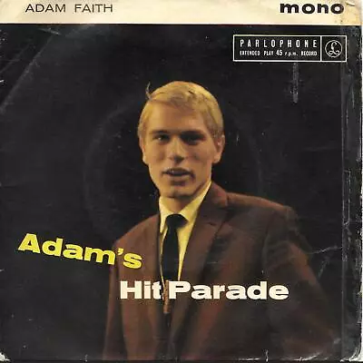 SALE Reduced Adam Faith Adam's Hit Parade UK 45 7  EP +Picture Sleeve • £0.99