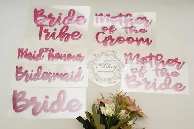 Iron On Fabric Transfer Mr & Mrs Wedding Supplies Bride Bridesmaid Bride Tribe • $10.90