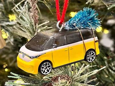 Hot Wheels Vw Vokswagen Id Buzz Electric Van Car Christmas Ornament Great Gift! • $7.99