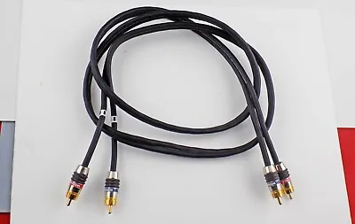 Monster Interlink 250 Stereo RCA Audio Cable Threaded Metal Covers Choose Length • $19.99