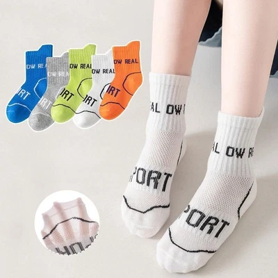 £4.59 • Buy 5X Novelty Boys Girls Kids Newborn Toddler Baby Trainer Sports Socks Cotton Rich