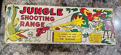 Vintage Marx Toy Arcade Jungle Shooting Range With Box 1950-1960s USA Incomplete • $110.39