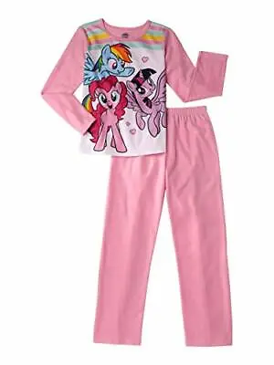 My Little Pony 2-Piece Girls Flannel Sleepwear Pajama Set Small 6/6X • $19.99