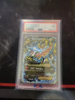 PSA 9 Mega M Charizard EX #69 XY Flashfire Ultra Rare Pokemon Card 2014 • $199.99