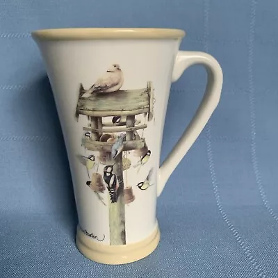 Hallmark Coffee Mug Natures Sketchbook Marjolein Bastin Bird Birdfeeder Tall Cup • $7.99