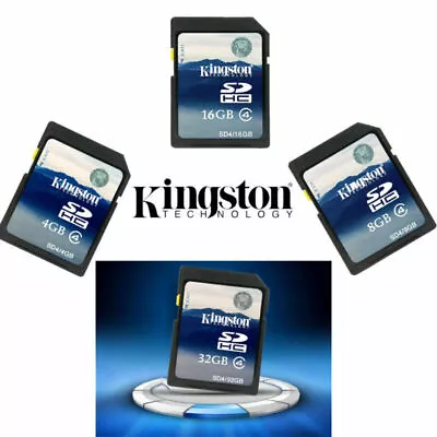 Kingston 2GB 4GB 8GB 16GB 32GB SDHC SD Class 4 C4 Memory Card For Camera • $12.96