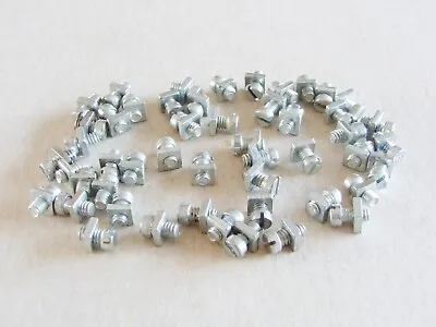 £6 • Buy 50 Meccano Cheese Head Bolts With Square Nuts Part 37b 37a Zinc