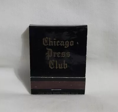 Vintage Chicago Press Club Matchbook Illinois Advertising Matches Full • $14.99
