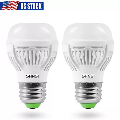 SANSI LED Light Bulb 3000K/5000K 9W 900lm Daylight A15 E26 Home Lamp 2 Pcs E26 • $17.78