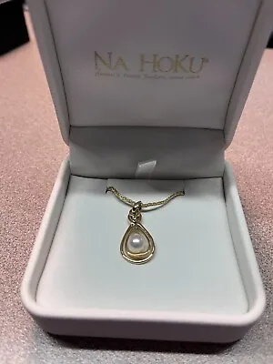 Na Hoku 14K Yellow Gold Pearl Pendant • $149.99