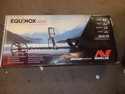 MINELAB 3720-0002 Equinox 800 Metal Detector * New In Box. • $670