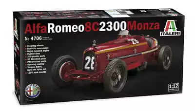 ITALERI 4706 1:12 Alfa Romeo 8C 2300 Monza Plastic Model Kit • $208.28