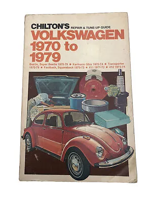Volkswagen VW Bus Beetle Bug 412 1970-1979 Tune-up Service Repair Manual Book 78 • $29.99