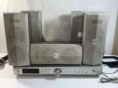 Sharp 1 Bit Technology Surround Sound System 5 Speakers And Sub No Remote Works • $160