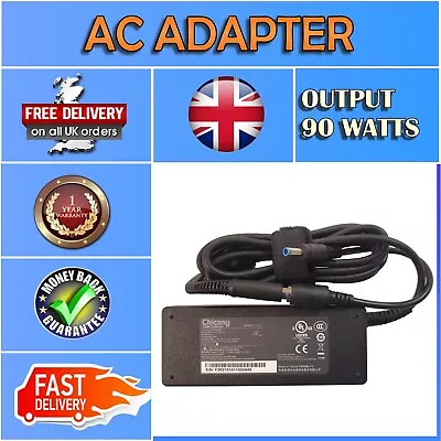 Hp Envy 15 Compatible 90w Laptop Adapter Blue Tip (4.5mm X 3.0mm) • £17.99