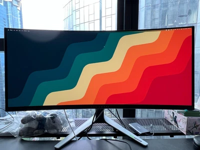 $1529 • Buy Alienware AW3423DW 34  QHD OLED Curved Gaming Monitor