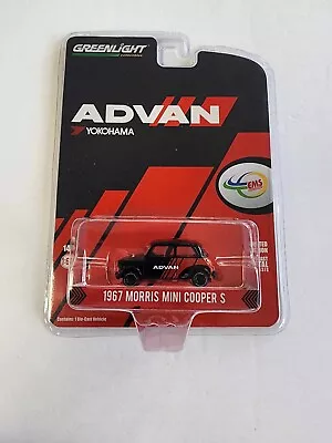 1967 Morris Mini Cooper S Advan Yokohama Livery Indonesia GREENLIGHT 51497 • $16.99